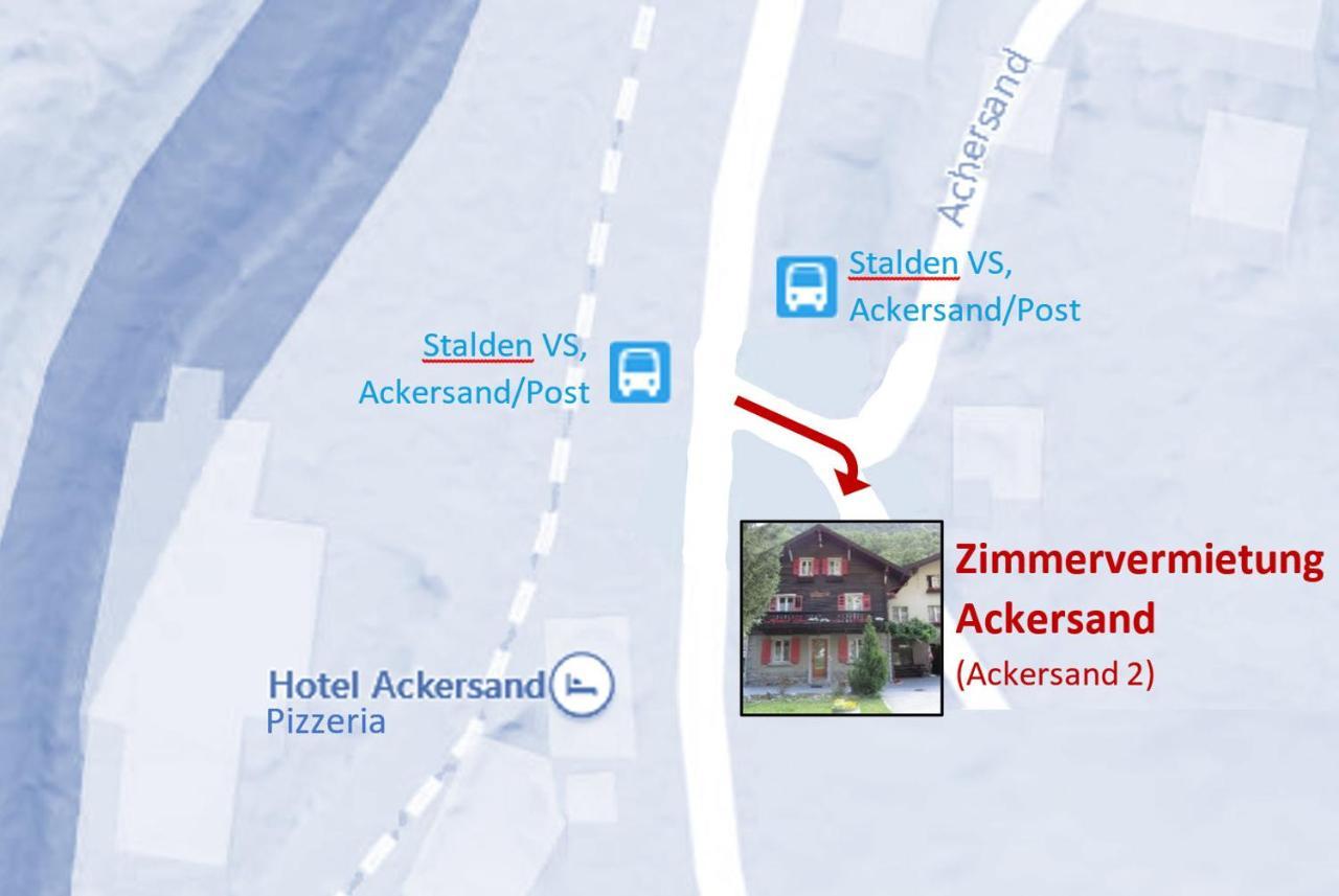 Zimmervermietung Ackersand Stalden Екстер'єр фото